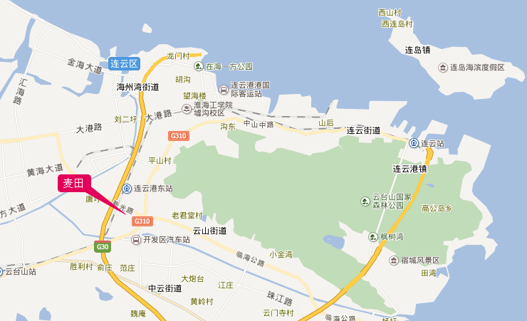 连云港麦田软件开发有限公司地图
